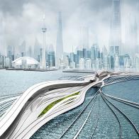 Mock-up of environmental design project by medal winner Shahrzad Nasiri